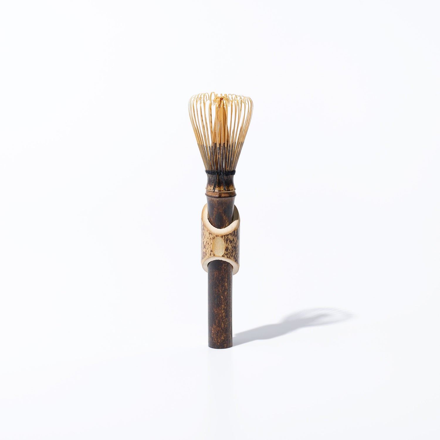 Chasen/Long bamboo whisk Black マドラー茶筅(黒) - MATCHA STAND MARUNI