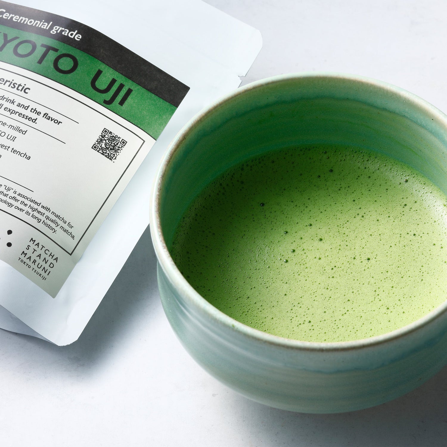 Enjoy Ceremonial Matcha ー Usucha(Light taste tea) - MATCHA STAND MARUNI
