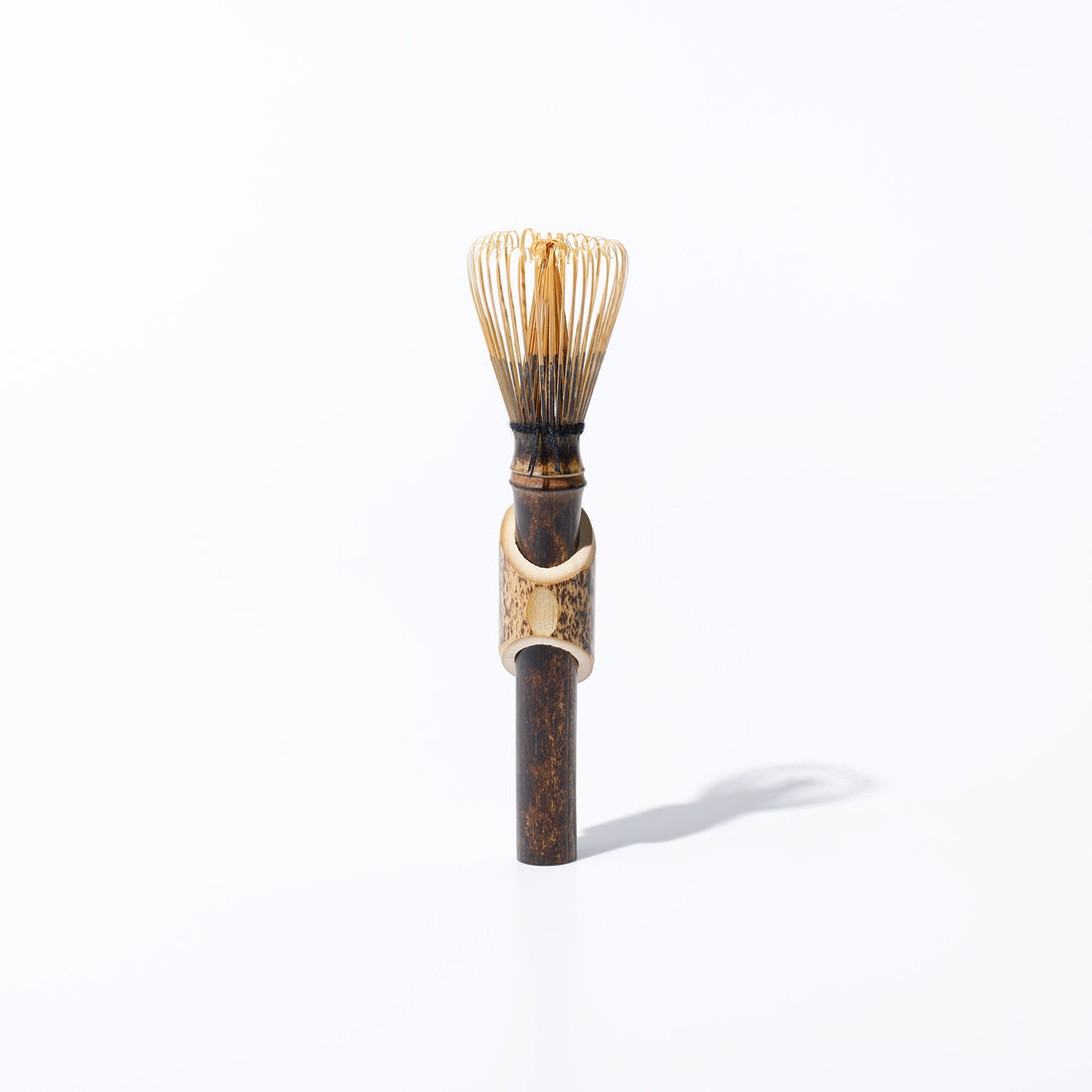 Chasen/Long bamboo whisk Black マドラー茶筅(黒) - MATCHA STAND MARUNI
