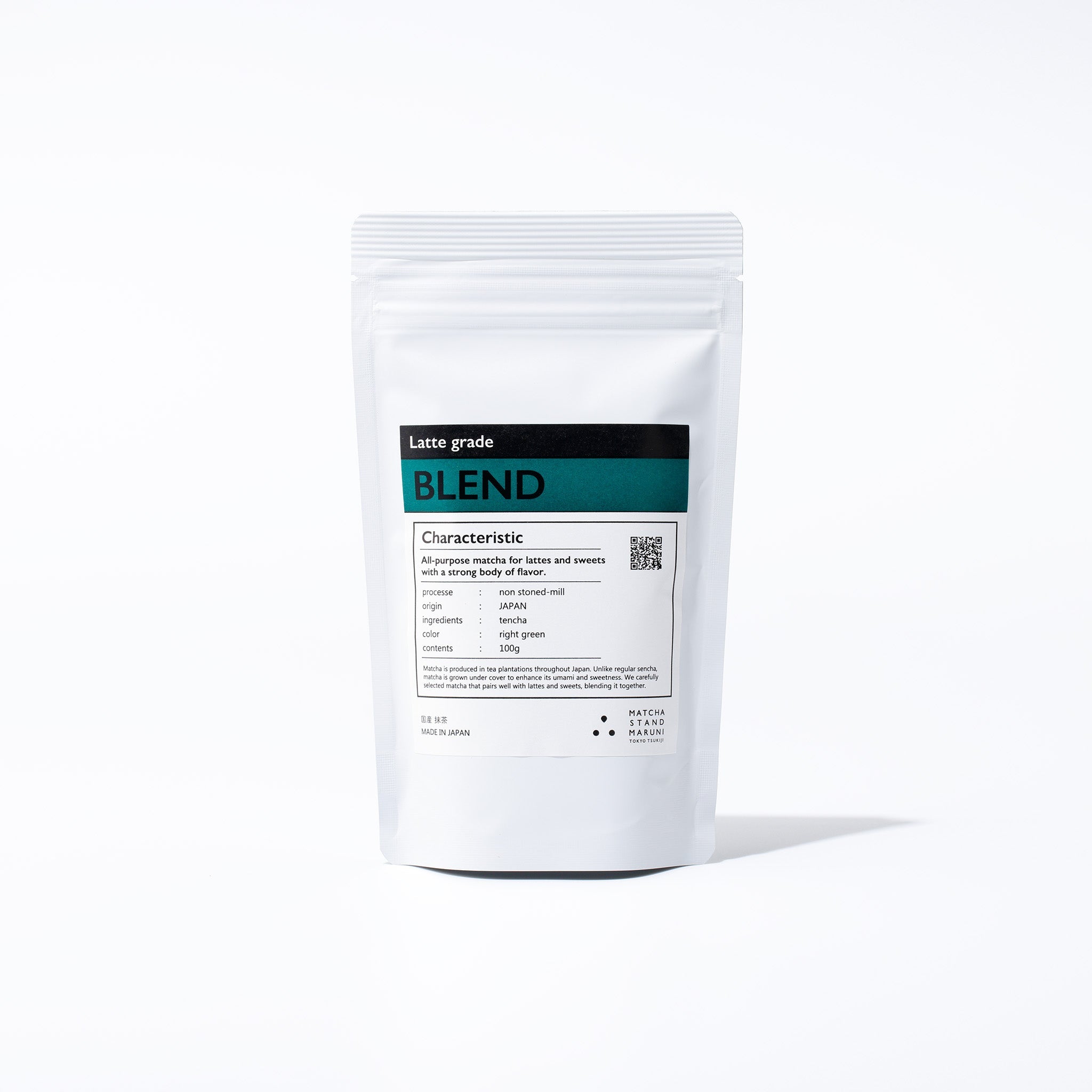 Latte Grade BLEND 3.5oz (100g)｜MATCHA STAND MARUNI