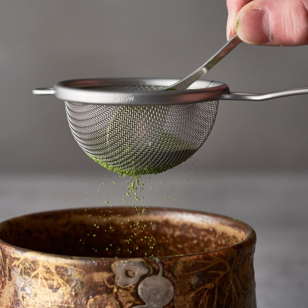 Matcha strainer MADE IN JAPAN｜Three Snow – MATCHA STAND MARUNI