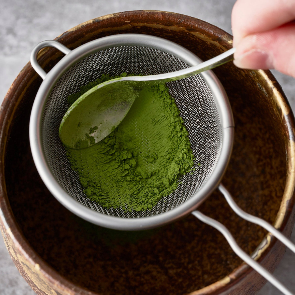 Matcha strainer MADE IN JAPAN｜Three Snow – MATCHA STAND MARUNI